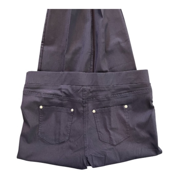 💙✨ NWT ZAC & RACHEL Navy Slim Ankle Stretch High Rise Pull-On Pants | Sz 12 - Picture 4 of 7